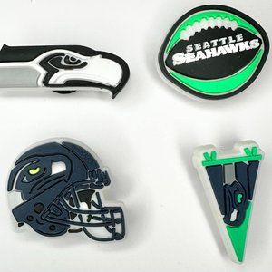 New Crocs NFL  Football Charms Seattle Seahawks